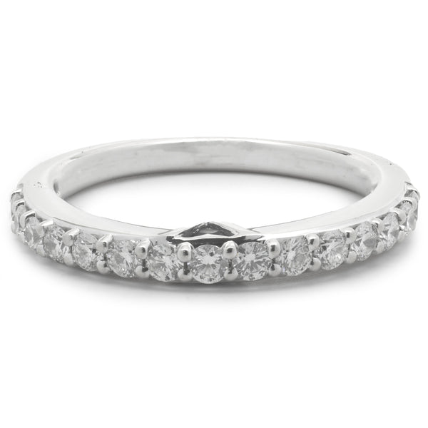 Vera Wang 14 Karat White Gold Diamond Band