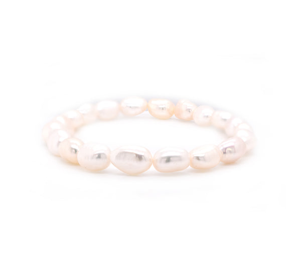 Freshwater Cultured Potato Pearl Stretch Bracelet