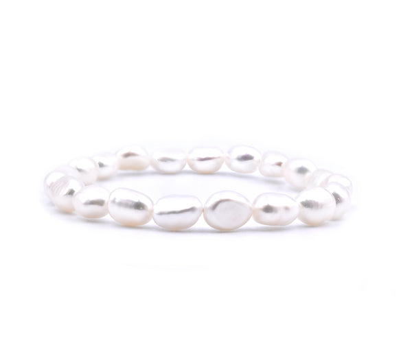 Freshwater Cultured Potato Pearl Stretch Bracelet