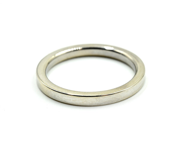 Wedding Band 2.00mm 14k White Gold