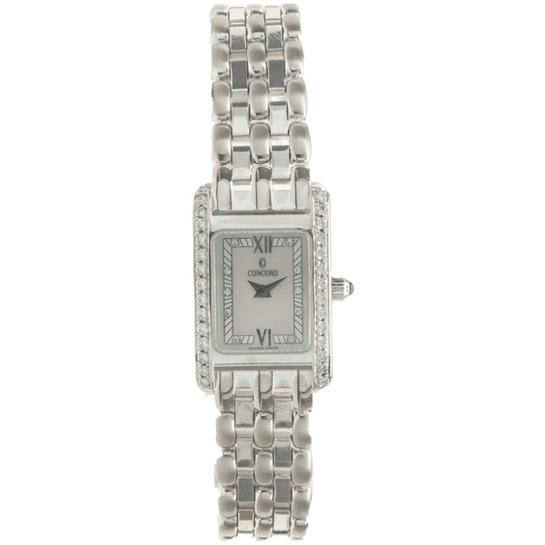 Concord Saratoga 0320455 Quartz Black Dial 40mm Men's Watch - Luxury Souq