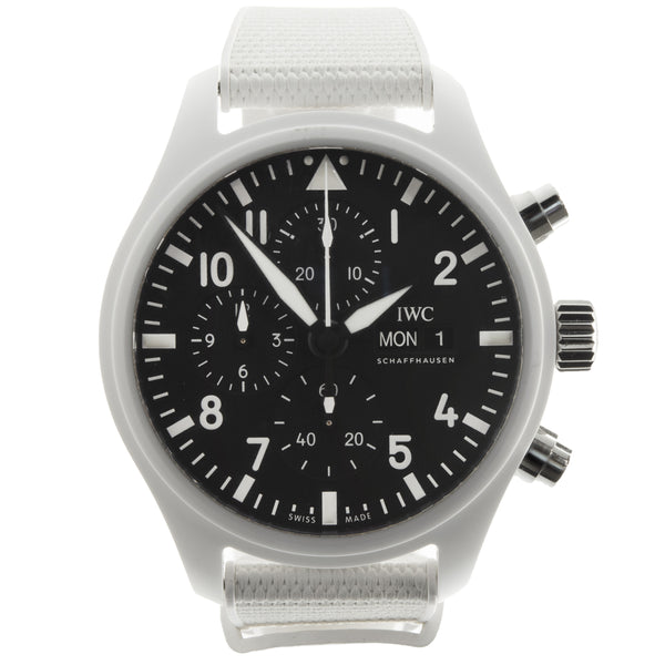 IWC White Ceramic Pilots Chronograph Top Gun “Lake Tahoe”