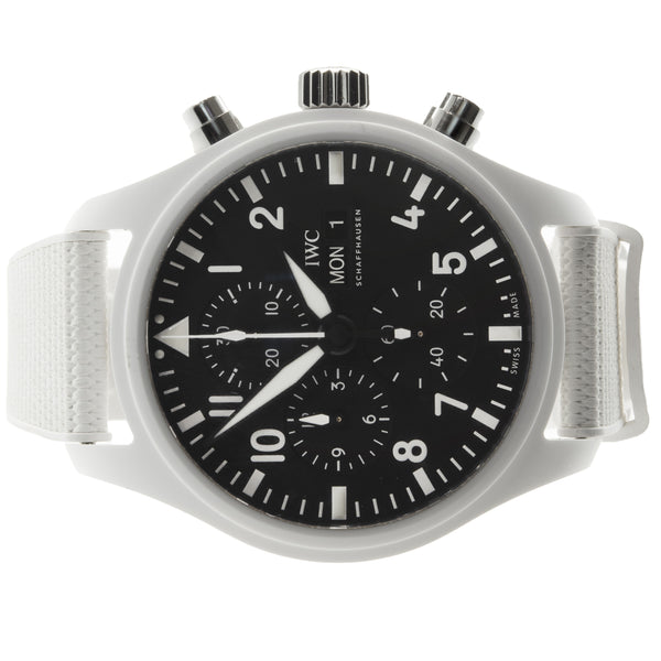 IWC White Ceramic Pilots Chronograph Top Gun “Lake Tahoe”