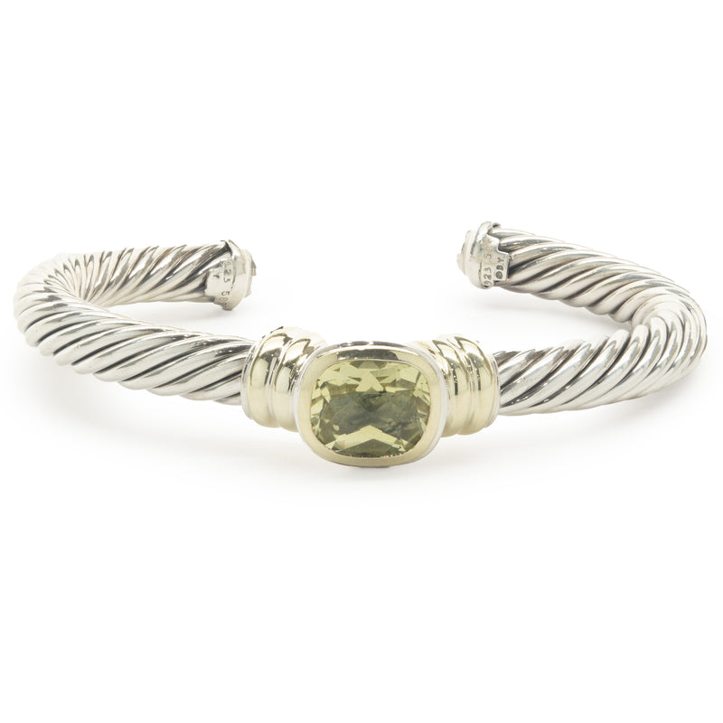 David yurman store peridot cable bracelet