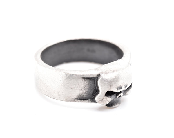 Men's Sterling Silver Skull Ring