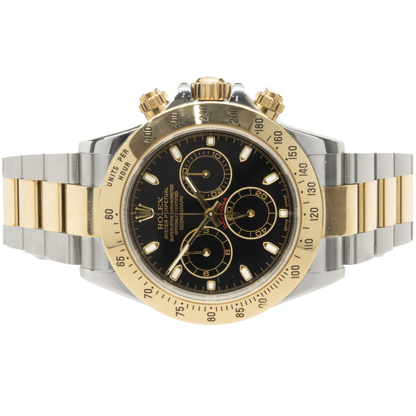 Rolex Stainless Steel & 18 Karat Yellow Gold Daytona