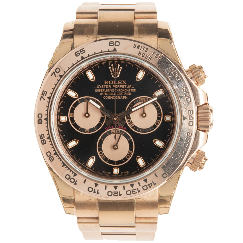 Rolex Daytona 18K Rose Gold Cosmograph Daytona